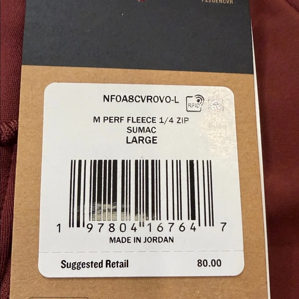 The‎ North Face NEW WITH TAGS Performance 1/4 Zip Pullover Size Large